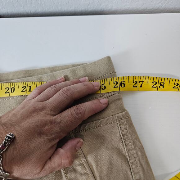 Terra & Sky Plus Sz 4X Beige Cotton Blend Casual Utility Pockets Pull-On Shorts - Picture 5 of 8